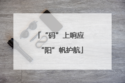 “码”上响应 “阳”帆护航