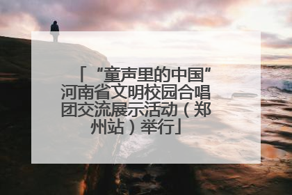 “童声里的中国”河南省文明校园合唱团交流展示活动（郑州站）举行