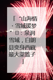 “山海情・雪域援梦”⑪：泉润雪域，白朗县变身西藏最大菜篮子