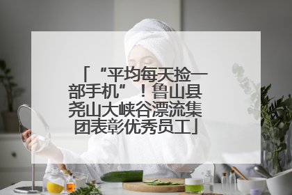 “平均每天捡一部手机”！鲁山县尧山大峡谷漂流集团表彰优秀员工