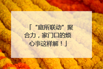 “庭所联动”聚合力，家门口的烦心事这样解！