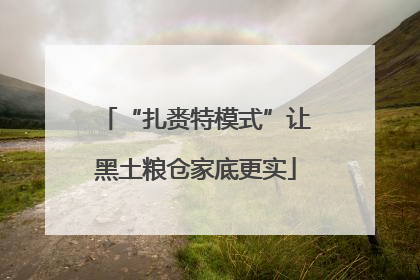 “扎赉特模式”让黑土粮仓家底更实