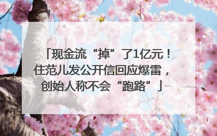 现金流“掉”了1亿元！住范儿发公开信回应爆雷，创始人称不会“跑路”