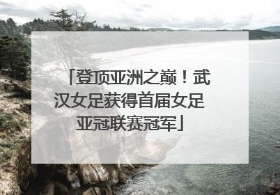 登顶亚洲之巅！武汉女足获得首届女足亚冠联赛冠军