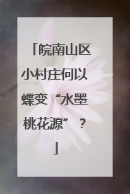 皖南山区小村庄何以蝶变“水墨桃花源”？