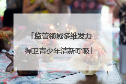 监管领域多维发力 捍卫青少年清新呼吸
