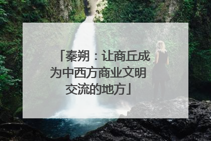 秦朔：让商丘成为中西方商业文明交流的地方