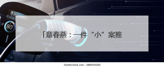 章春燕：一件“小”案推动国家层面政策法规改变