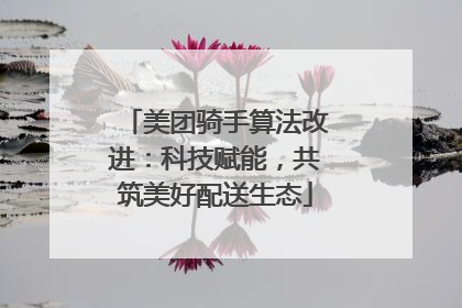 美团骑手算法改进：科技赋能，共筑美好配送生态