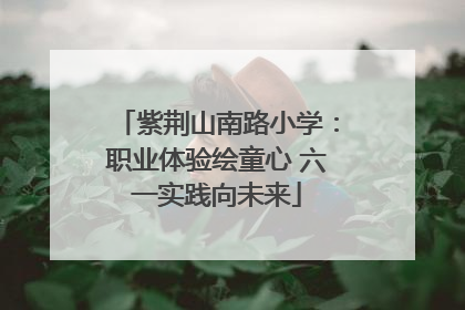 紫荆山南路小学：职业体验绘童心 六一实践向未来