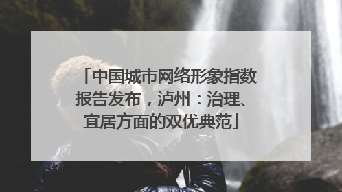 中国城市网络形象指数报告发布，泸州：治理、宜居方面的双优典范