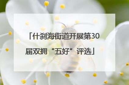 什刹海街道开展第30届双拥“五好”评选