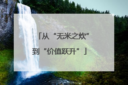 从“无米之炊”到“价值跃升”