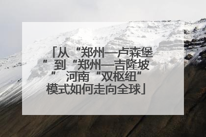 从“郑州—卢森堡”到“郑州—吉隆坡” 河南“双枢纽”模式如何走向全球
