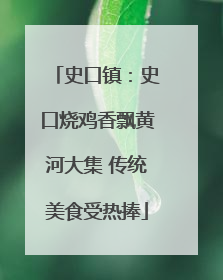 史口镇：史口烧鸡香飘黄河大集 传统美食受热捧