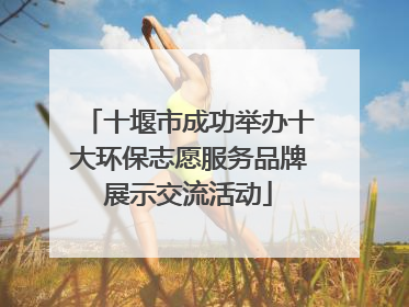 十堰市成功举办十大环保志愿服务品牌展示交流活动