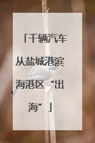 千辆汽车从盐城港滨海港区“出海”