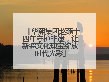 华熙集团赵燕十四年守护非遗，让新疆文化瑰宝绽放时代光彩