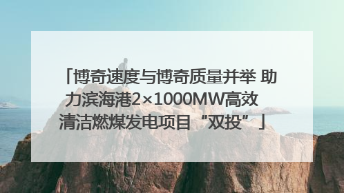 博奇速度与博奇质量并举 助力滨海港2×1000MW高效清洁燃煤发电项目“双投”