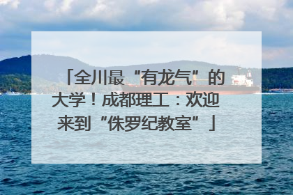 全川最“有龙气”的大学！成都理工：欢迎来到“侏罗纪教室”