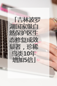 吉林波罗湖国家级自然保护区生态修复成效显著，珍稀鸟类10年增加5倍