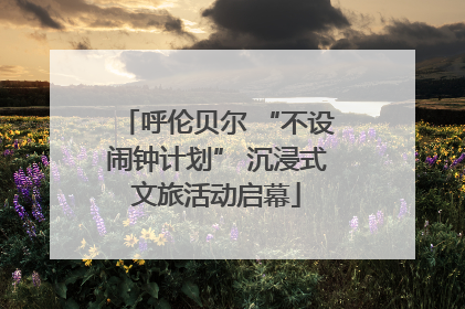 呼伦贝尔 “不设闹钟计划” 沉浸式文旅活动启幕