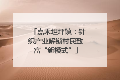 嘉禾坦坪镇：针织产业解锁村民致富“新模式”