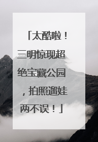 太酷啦！三明惊现超绝宝藏公园，拍照遛娃两不误！
