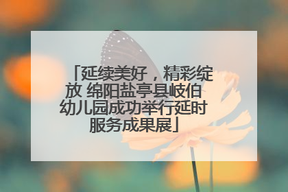 延续美好，精彩绽放 绵阳盐亭县岐伯幼儿园成功举行延时服务成果展
