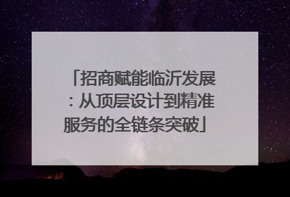 招商赋能临沂发展：从顶层设计到精准服务的全链条突破