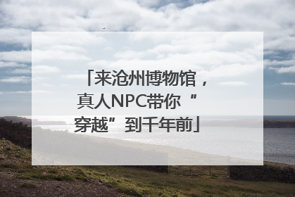 来沧州博物馆，真人NPC带你“穿越”到千年前