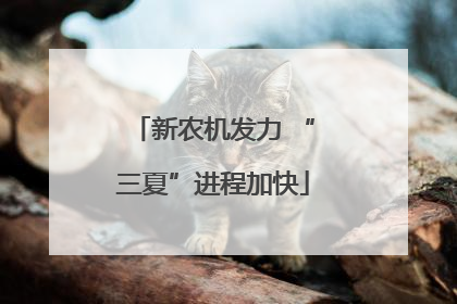 新农机发力 “三夏”进程加快