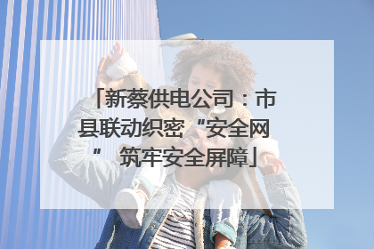 新蔡供电公司：市县联动织密“安全网” 筑牢安全屏障