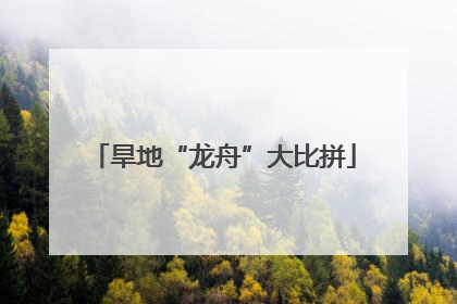 旱地“龙舟”大比拼