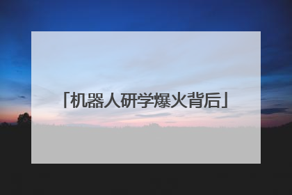 机器人研学爆火背后