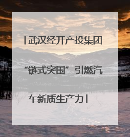 武汉经开产投集团“链式突围”引燃汽车新质生产力