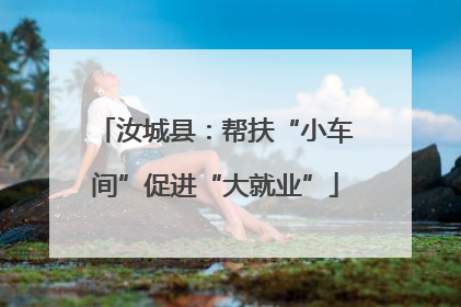 汝城县：帮扶“小车间”促进“大就业”