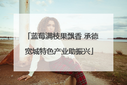 蓝莓满枝果飘香 承德宽城特色产业助振兴