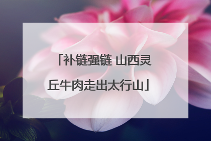 补链强链 山西灵丘牛肉走出太行山