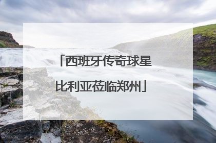 西班牙传奇球星 比利亚莅临郑州