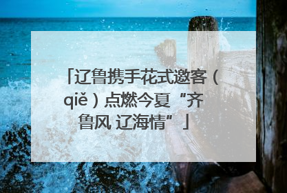 辽鲁携手花式邀客（qiě）点燃今夏“齐鲁风 辽海情”