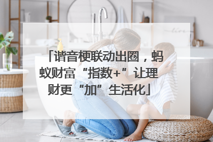 谐音梗联动出圈，蚂蚁财富“指数+”让理财更“加”生活化