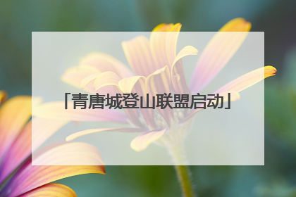 青唐城登山联盟启动