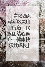 青岛西海岸新区灵山卫街道：民族团结心连心，健康快乐共成长
