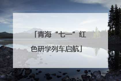 青海“七一”红色研学列车启航