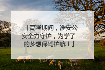 高考期间，淮安公安全力守护，为学子的梦想保驾护航！