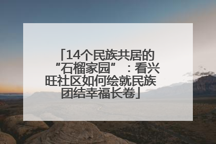 14个民族共居的“石榴家园”：看兴旺社区如何绘就民族团结幸福长卷