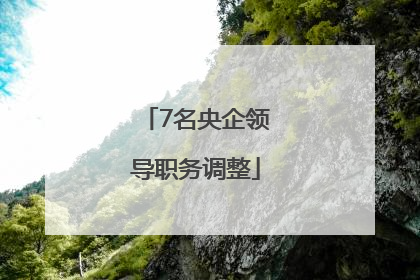 7名央企领导职务调整