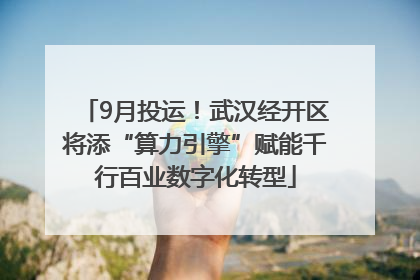 9月投运！武汉经开区将添“算力引擎”赋能千行百业数字化转型